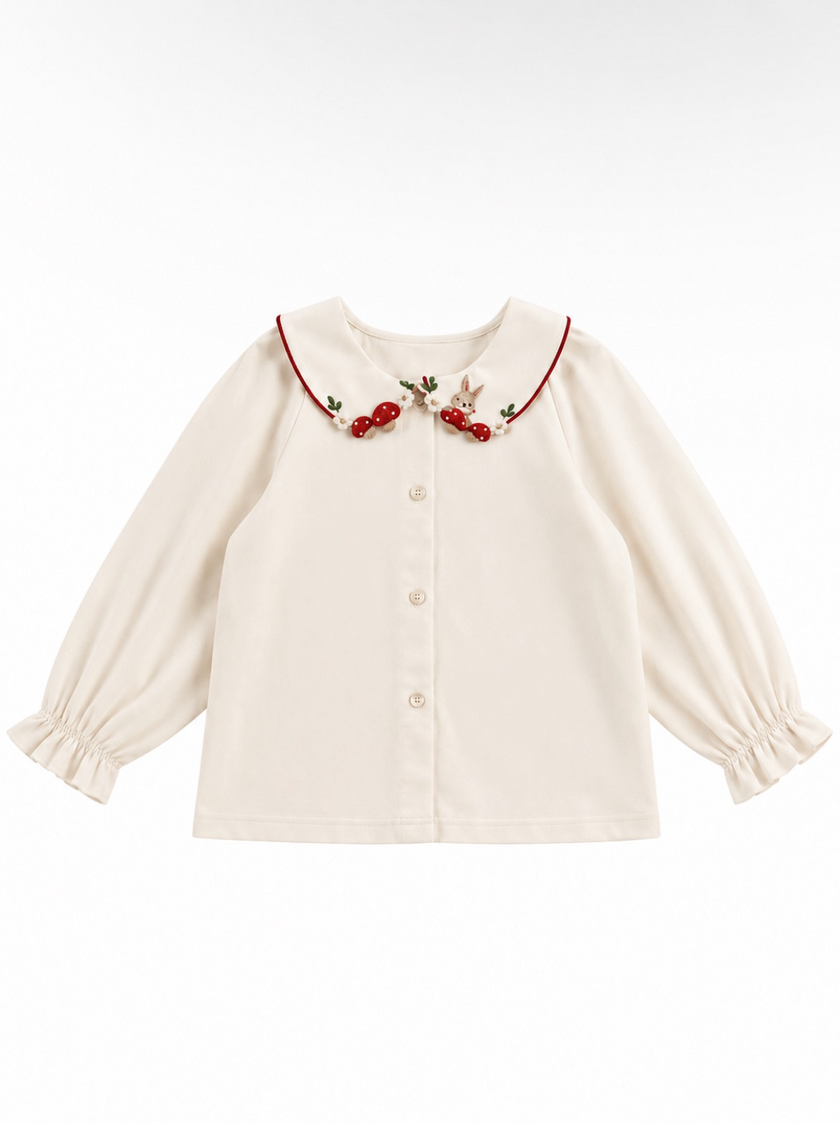 Mushroom Collar Blouse