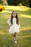 Cream Bubble Skirt